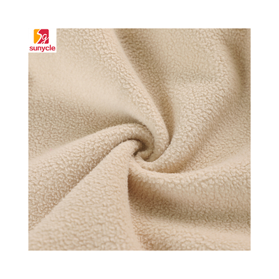 100% Πολυεστέρας Micro Knitted Fleece Fabric Soft Anti Static 250GSM