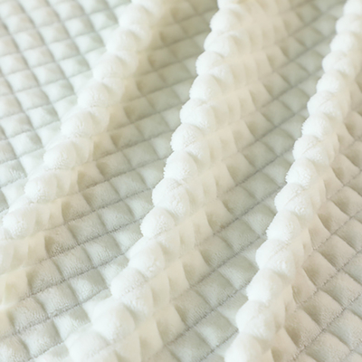 Κουρευμένο Jacquard ενιαίο δευτερεύον στερεό χρώμα υφάσματος δεράτων φανέλας για την κάλυψη καναπέδων Pillowslips