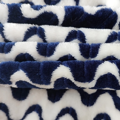 Κατιονικό Jacquard ύφασμα 260gsm δεράτων φανέλας για το θερμό γενικό εγχώριο υφαντικό ένδυμα