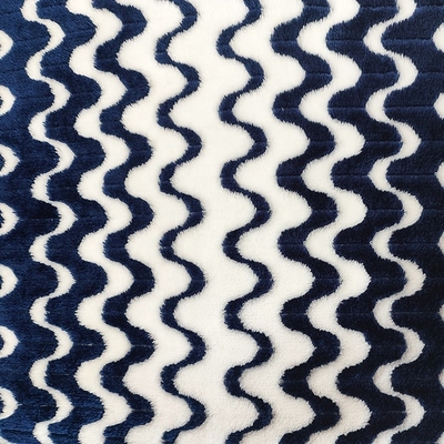 Κατιονικό Jacquard ύφασμα 260gsm δεράτων φανέλας για το θερμό γενικό εγχώριο υφαντικό ένδυμα