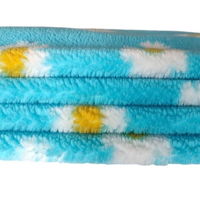 Τυπωμένο δέρας Sherpa ηλίανθων 370gsm για την τσάντα κάλυψης καναπέδων Pillowslip