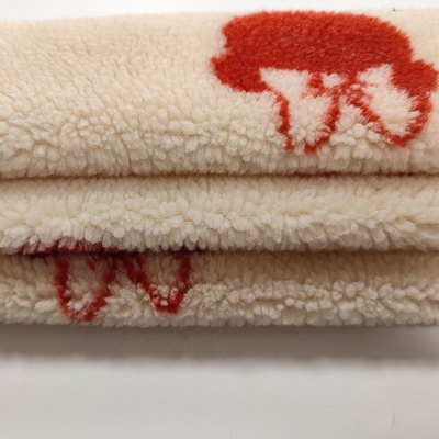 100% βαμμένο νήμα Jacquard 650gsm 288F υφάσματος Sherpa πολυεστέρα