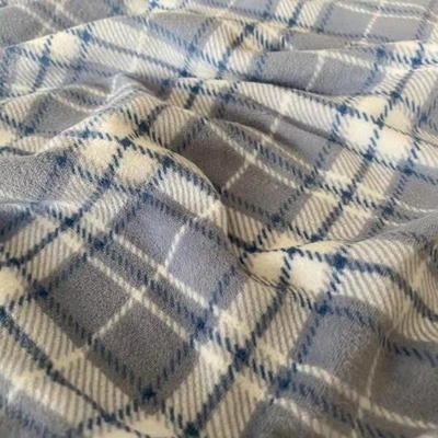 Το κλασικό καρό πολυεστέρα τύπωσε το έξοχο μαλακό ύφασμα για τα ενδύματα Pillowslip παπουτσιών