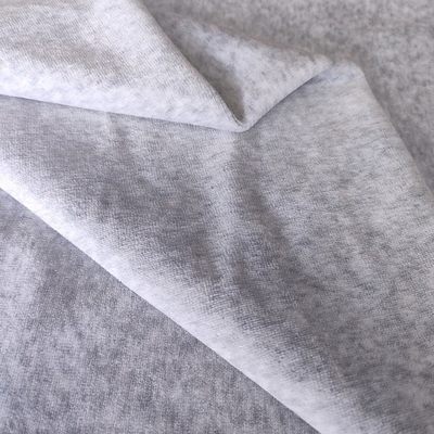 240gsm Velour ύφασμα CVC80 CVC20 σαφές 32S 100D βελούδου