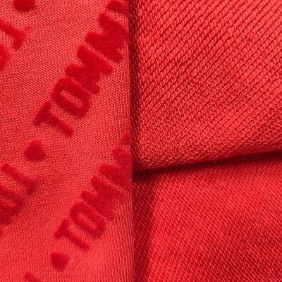 95% γαλλικό ύφασμα 310gsm του Terry πολυεστέρα βαμβακιού 5% για το πουλόβερ