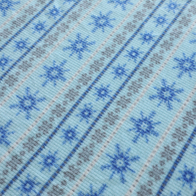 Snowflake ύφασμα ένα δεράτων μικροϋπολογιστών σχεδίων τυπωμένο πλευρά Jacquard